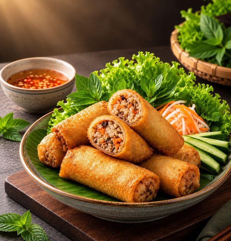 #1. Eggroll (5) / F.Chả Gà
