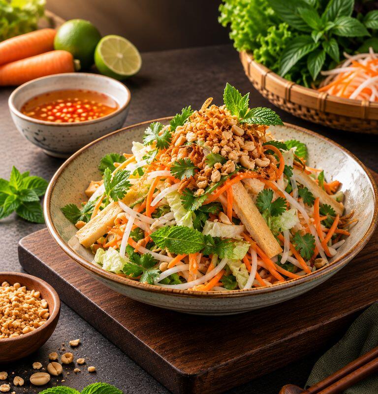 #4. Fresh Vegetarian Spring Roll (2) / Gỏi Cuốn Chay