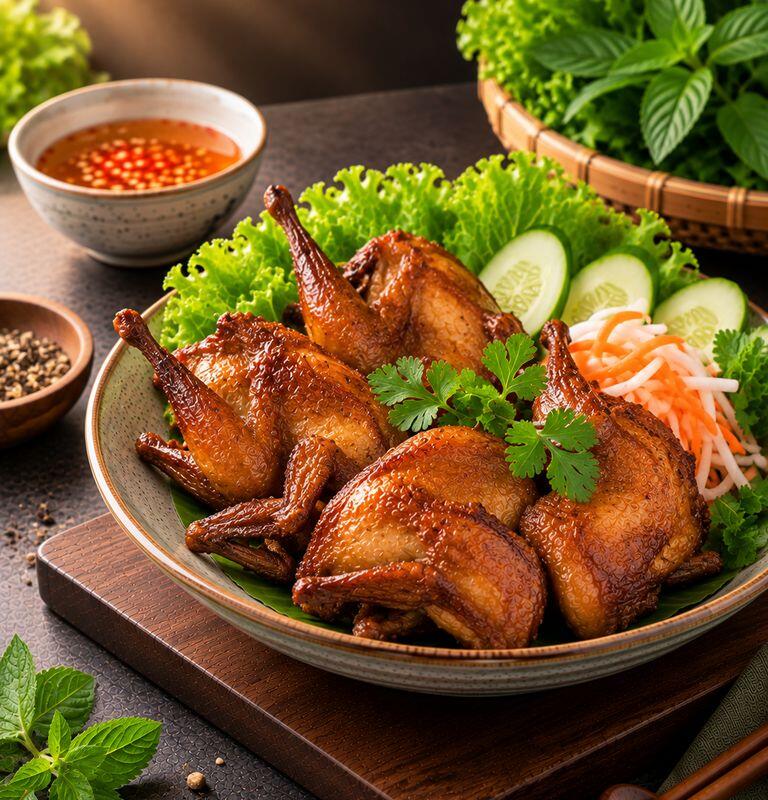 #9. Roasted Spiced Quail / Chim Cút