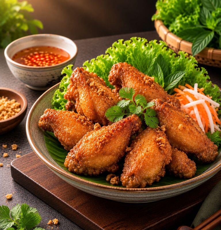 #10. Crispy Chicken Wings / Cánh Gà Chiên