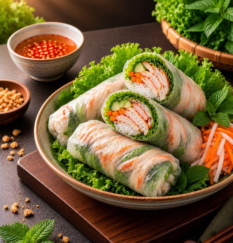 #S3. Immitation Chicken Rolls / Gỏi Cuốn Gà Chay