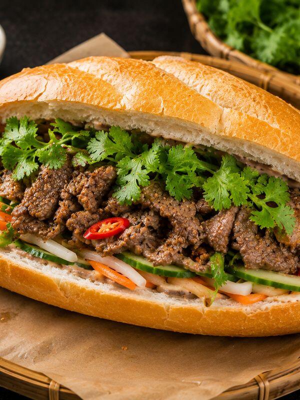 #S8. B.B.Q Beef Sandwich / Bánh Mì Bò
