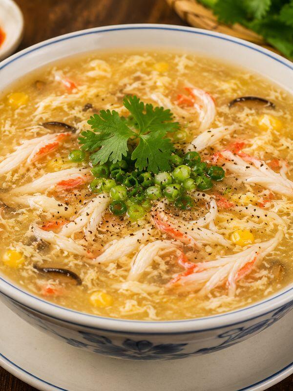 #S12. Egg Drop Soup / Súp Trứng