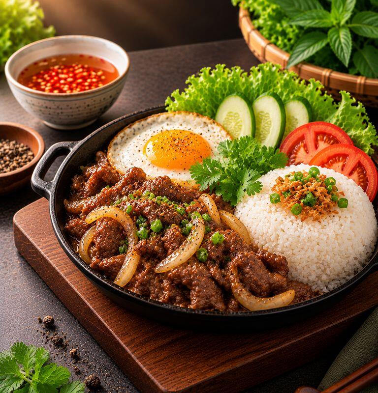 #12. Saigon "Stand Back" Steak / Cơm Bò Né