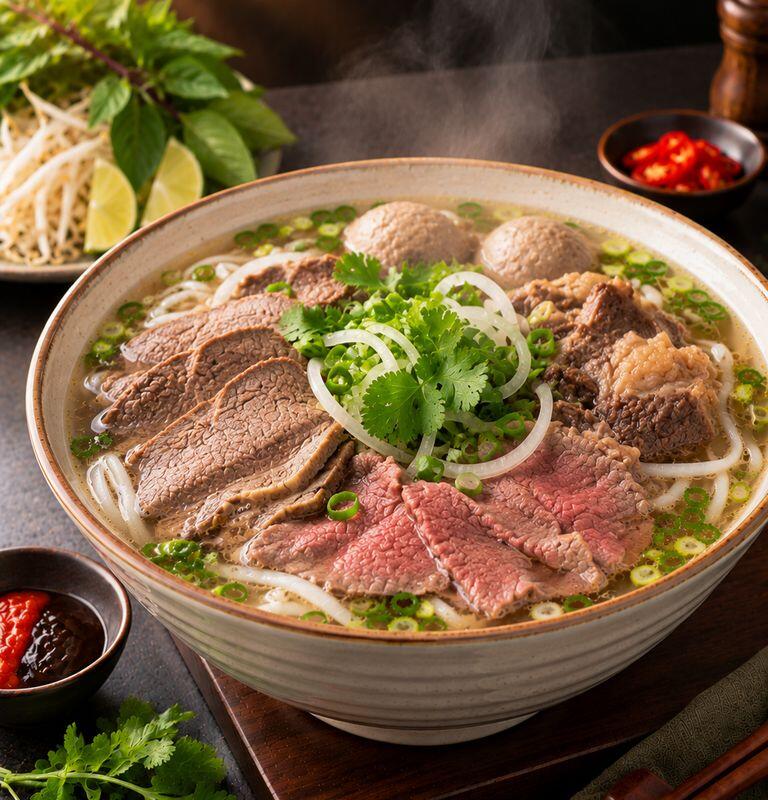 #15. X-Large Beef Noodle Soup / Phở Xe Lửa