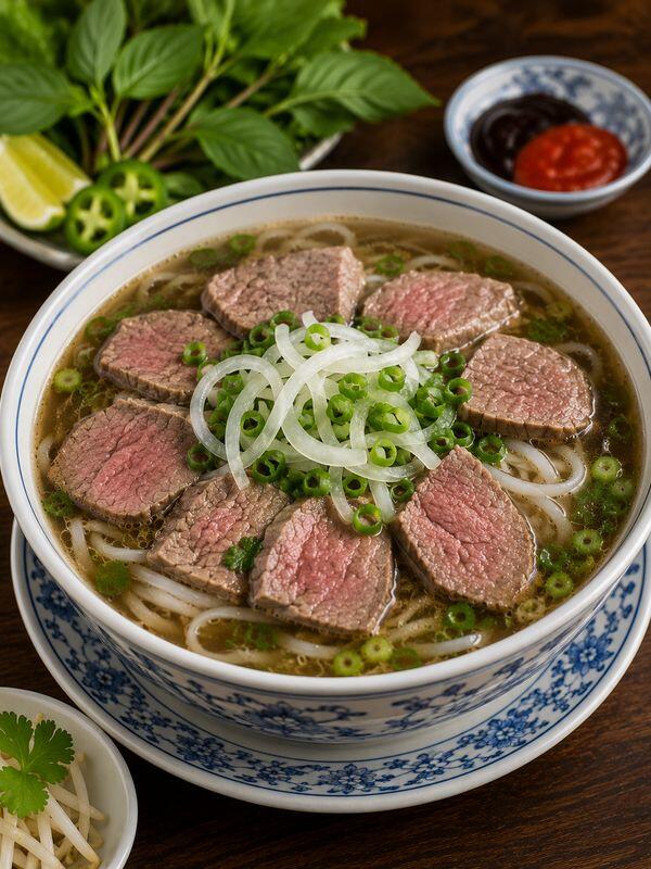#16. Beef Noodle Soup / Phở Tái Chín Nạm