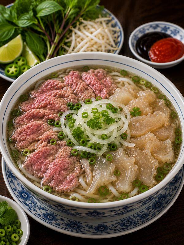 #17. Beef Noodle Soup / Phở Tái Gân