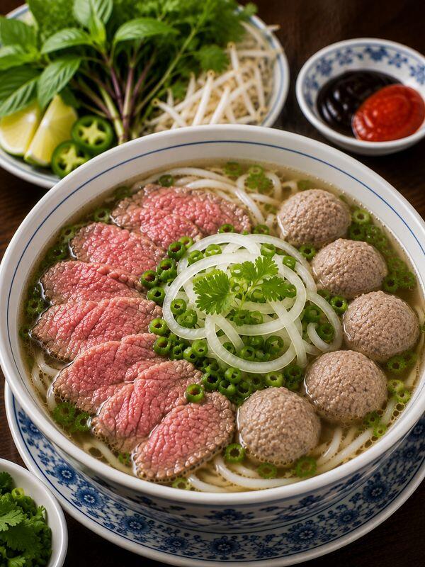 #20. Beef Noodle Soup / Phở Bò Viên