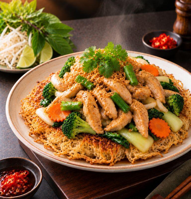 #24. Phở Áp Chảo Gà