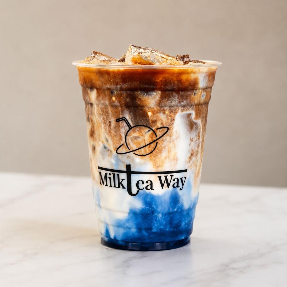 Blue Butterfly Latte